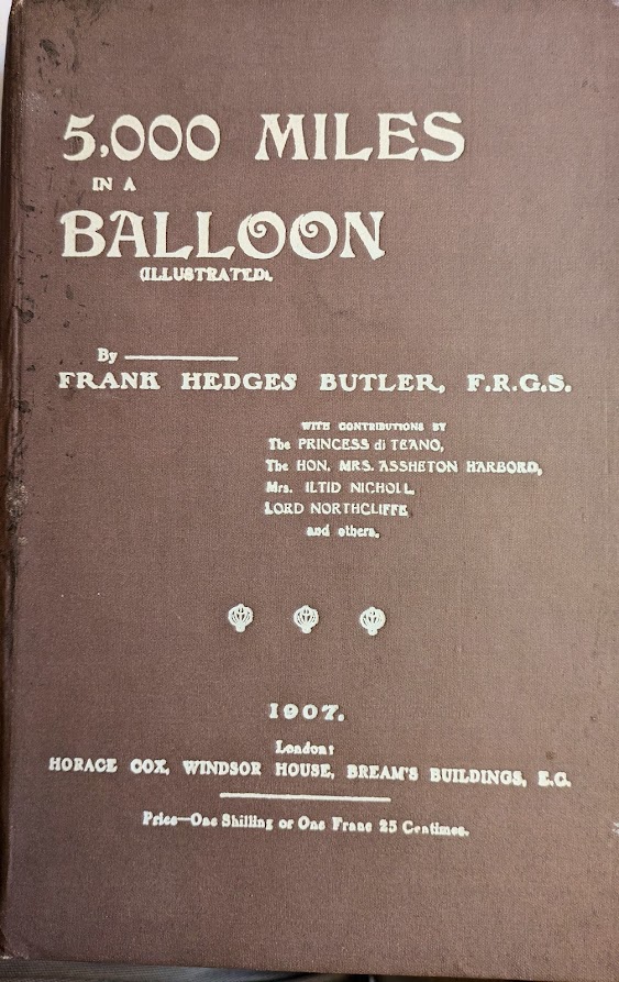 Picture of brown cover with white title text of original 1907 copy of the book